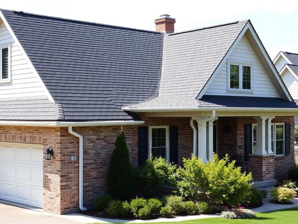 Aging shingle roof restoration after